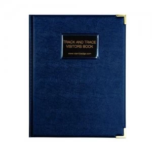 Image of Identibadge Track And Trace Visitor Book With Binder GDPR Comp IBVB-TT