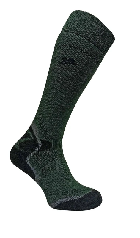Image of Dr Hunter Dr Hunter Men 1 Pack Merino Wool Long Knee High Green Socks Size: 9-11 Green 9-11 Male 8595592611830
