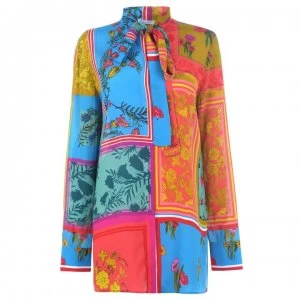 Image of Escada Foulard Floral Printed Blouse - 1951