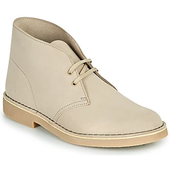 Image of Clarks DESERT BOOT 2 mens Mid Boots in Beige,9,9.5,10.5,11,8.5,12,13,7.5,10,6