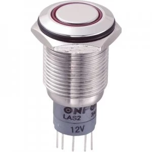 Image of TRU COMPONENTS LAS2GQF 11ZER12VSP Tamper proof pushbutton 250 V AC 3 A 1 x OnOn latch