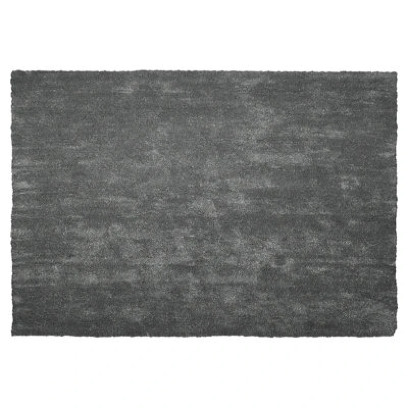 Image of Beliani Shaggygy Rug Demre Dark Grey 140 X 200 Cm