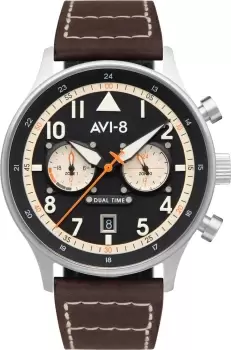 Image of AVI-8 Watch Hawker Hurricane Carey Dual Time Manston