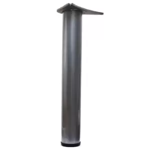 Image of GTV Adjustable Breakfast Bar Worktop Support Table Leg 710mm - Colour Silver - P