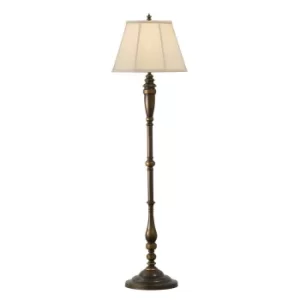 Image of Lincolndale 1 Light Floor Lamp Bronze, E27