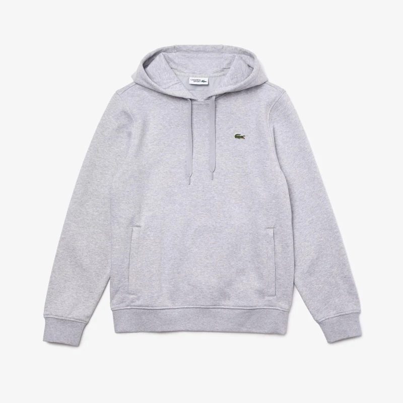 Image of Lacoste Embroidery Logo Hoodie Grey Heather XXL