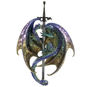 Image of Nightmare Sword Fantasy Dragon Figurine
