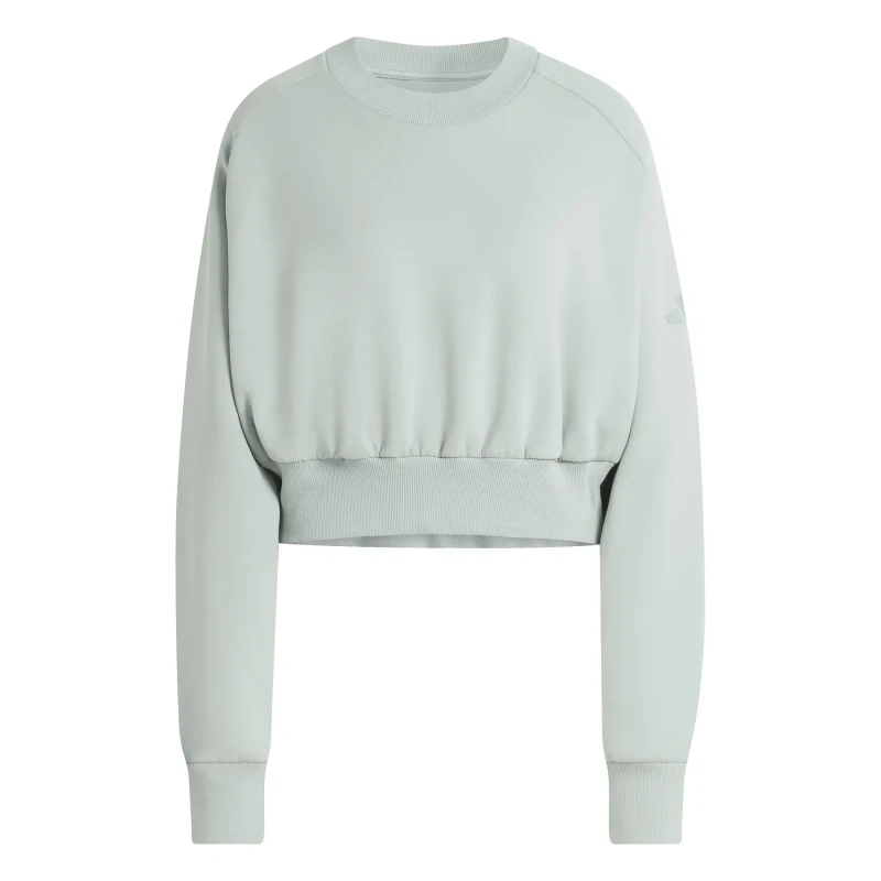 Image of Adidas Sweatshirt woman adidas Soft Lux Vert Female M