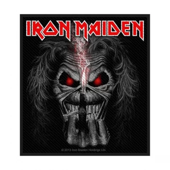 Image of Iron Maiden - Eddie Candle Finger Standard Patch