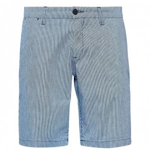 Image of Jack Wills Newbiggin Low Rise Striped Chino Shorts - Navy/White