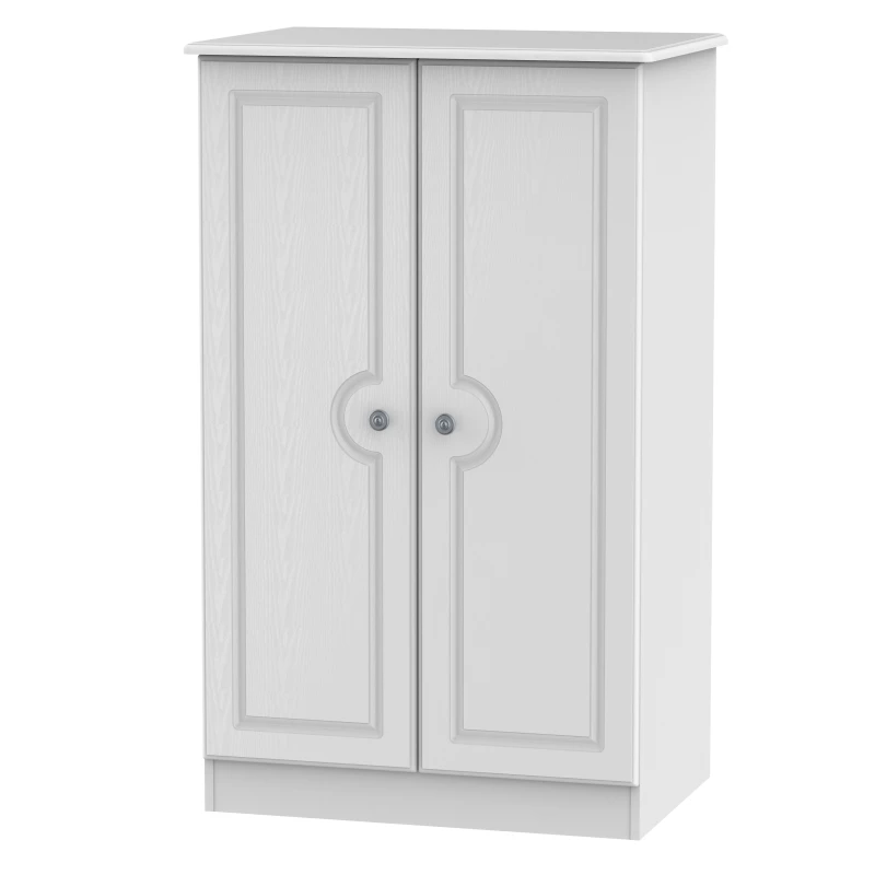 Image of Welcome Furniture Welcome Furniutre Pembrey 2 Door Midi Robe - Ready Assembled PEM058W