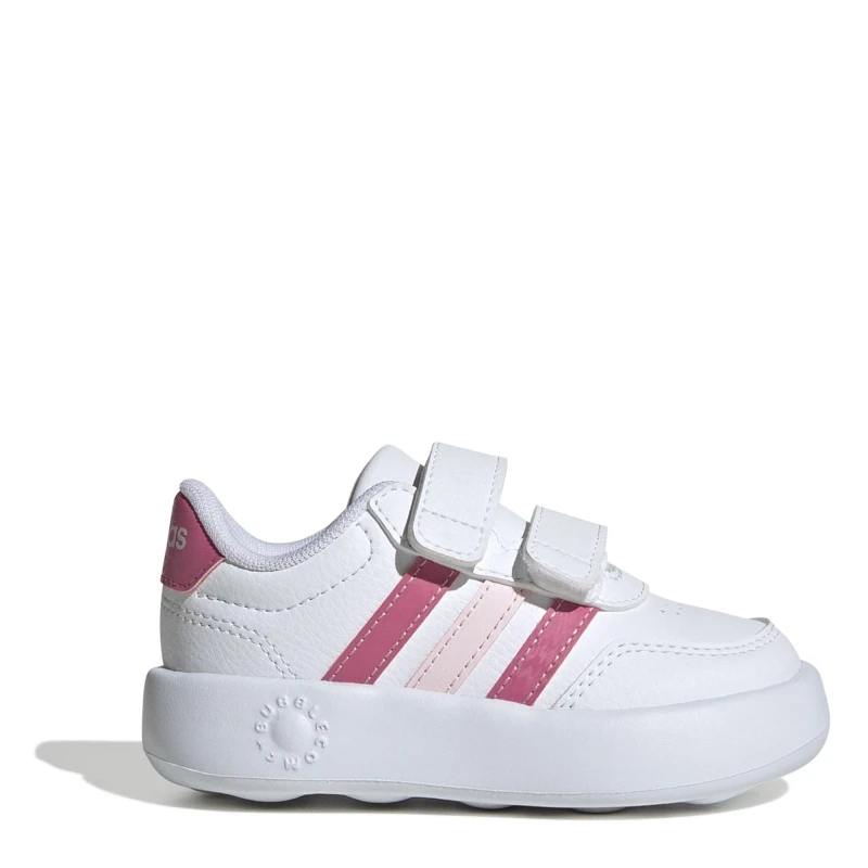 Image of adidas Kids Breaknet 3.0 Low-Top Trainers White/Pink female C8 (26)