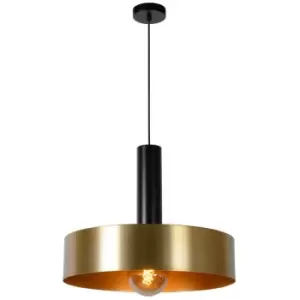Image of Lucide GIADA - Pendant Light - Ø50cm - 1xE27 - Matt Gold, Brass