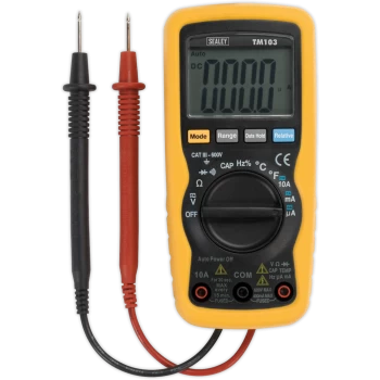Image of Sealey TM103 Professional Auto Ranging 11 Function Digital Multimeter