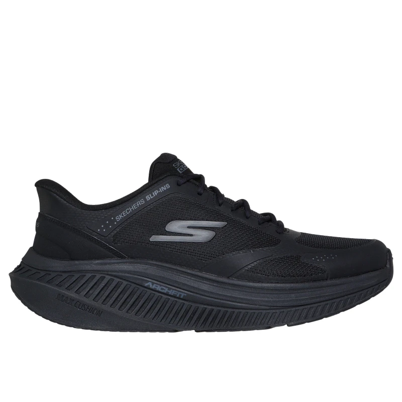 Image of Skechers Mens Go Walk Max Cushioning Slip On Runners Black male 7 (41)