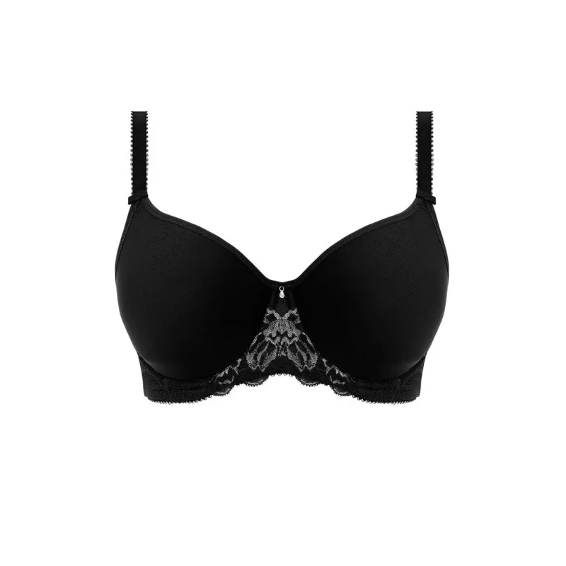 Image of Fantasie Womens underwired molded bra Fantasie Aubree Spacer Noir Female 95E
