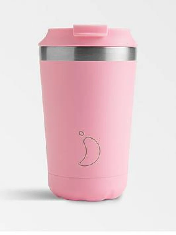 Image of Chilly's Chilly's 340Ml Original Pastel Pink Cup, Pink C340OH90RPAPNK
