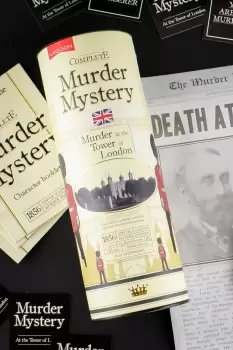 Image of Tower of London Complete Murder Mystery in Whiskey Gift Box