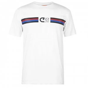 Image of Cruyff Henny Short Sleeve T Shirt - White