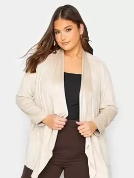 Image of Yours Suedette Waterfall Stone, Natural, Size 30-32, Women