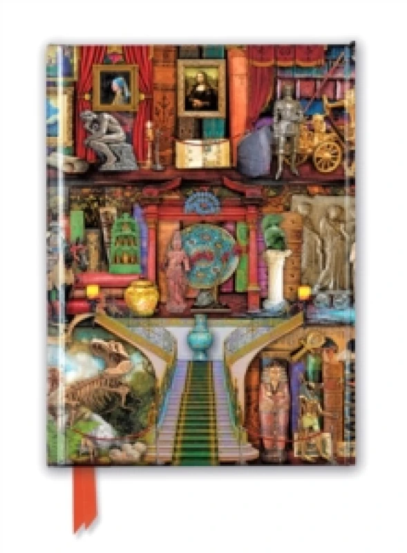 Image of Aimee Stewart: Museum Bookshelves (Foiled Journal) Notebook / blank book