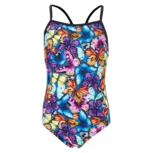 Image of Slazenger Thinstrap Swimsuit Junior Girls - Multi