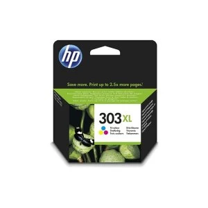 Image of HP 303XL Tri Colour Ink Cartridge