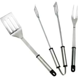 Image of Landmann - Stainless Steel Barbecue Tool Set (3 Pieces) - silver