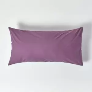 Image of Grape Egyptian Cotton Housewife Pillowcase 200 Thread Count, King Size - Grape - Grape - Homescapes