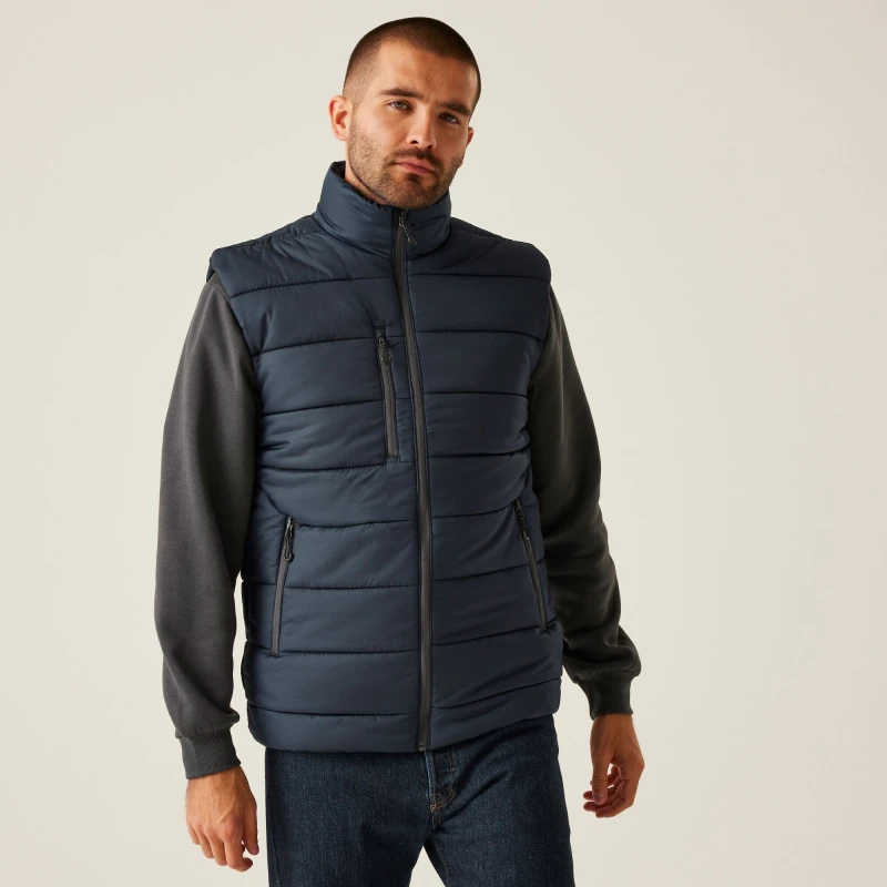 Image of Regatta Regatta Men Navigate' Thermal Bodywarmer in Navy Size: Medium Navy M Male 5063019155449