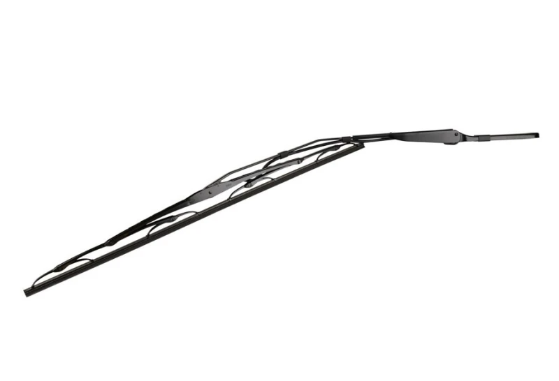 Image of IVECO 504086799 Wiper blade Front, Bracket wiper blade without spoiler, with integrated washer fluid jet Wiper Blade (298)