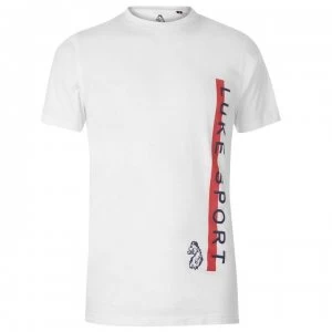 Image of Luke Sport Yards Printed T Shirt - White