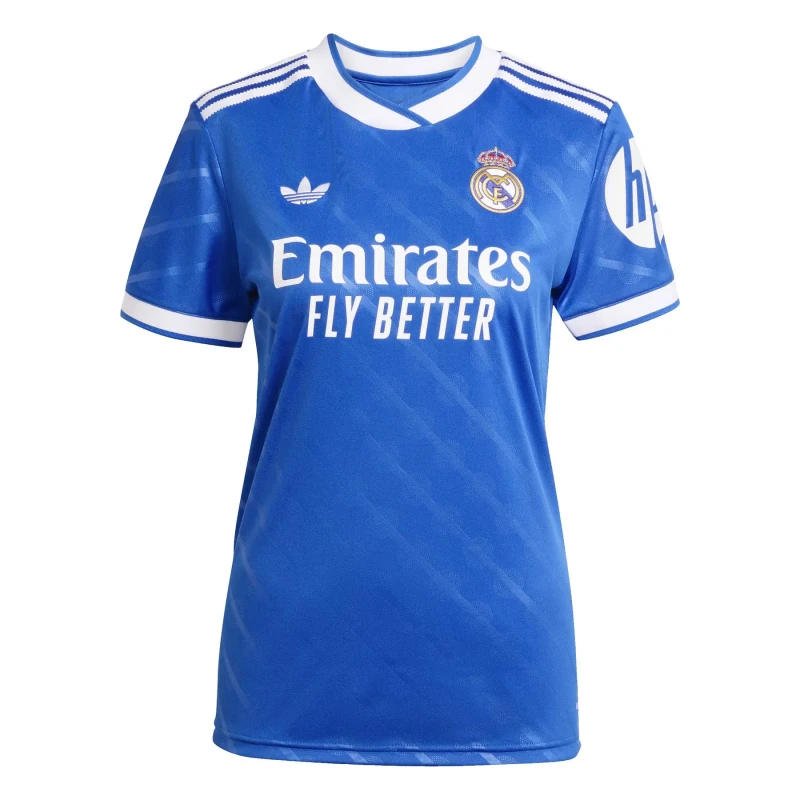 Image of Adidas Real Madrid Womens Third Jersey 2025/26 Bleu Female 2XS JN8908