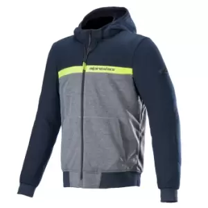 Image of Alpinestars Chrome Street Hoodie Dark Navy Dark Gray Melange M