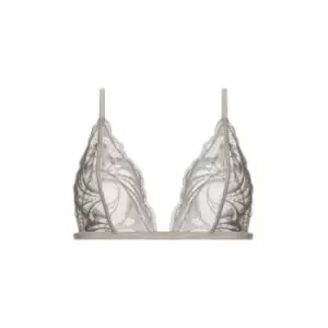 Image of Calvin Klein Unlined Triangle Bra - Cream