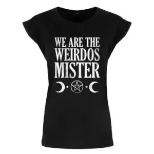 Image of Grindstore Womens/Ladies We Are the Weirdos T-Shirt (S) (Black/White)