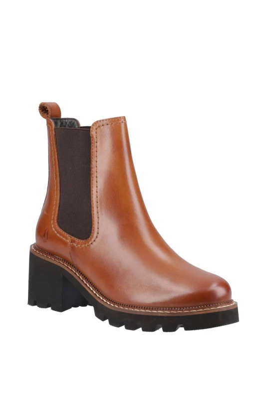 Image of Hush Puppies Womens Gaia Chelsea Boot in Tan Size: 7 Tan Female 7