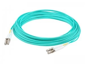Image of Fiber Duplex Patch Cord Om3 50/125 Lc/st Aqua- 3 M