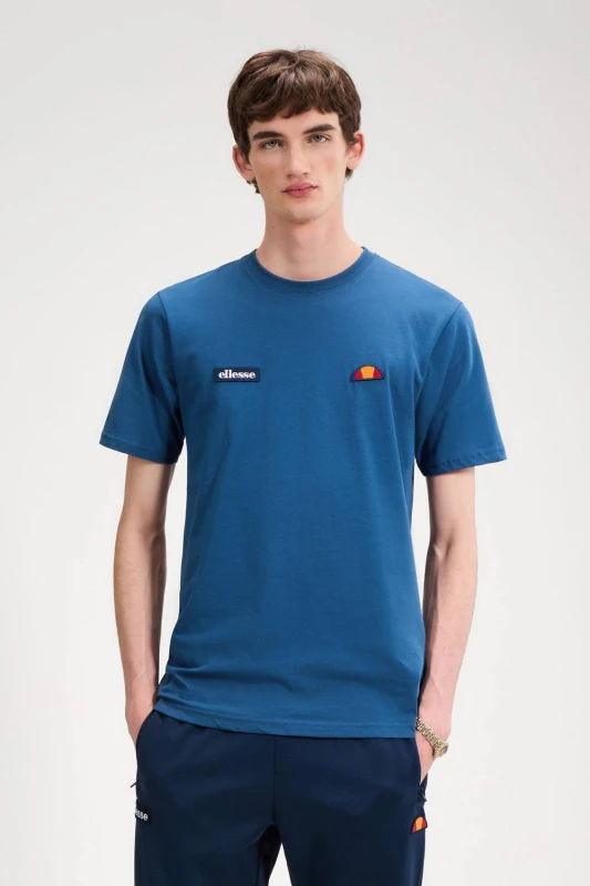 Image of Ellesse Mens Floran Tee in Blue Size: 2XL Blue Male 2XL