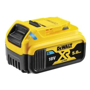 Image of DEWALT DCB184B Bluetooth XR Slide Li-ion Battery Pack 18V 5.0Ah