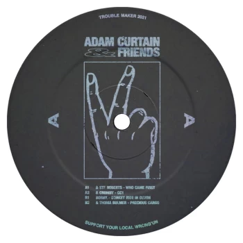 Image of Various Artists - Adam Curtain & Friends Vinyl