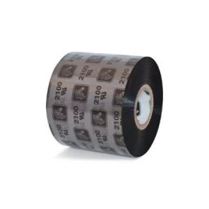 Image of Zebra 02100BK06045 Original Wax Printer Ribbon 2100 (60mm x 450m)