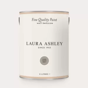 Image of Laura Ashley Matt Emulsion Paint Dark Dove Grey 5L
