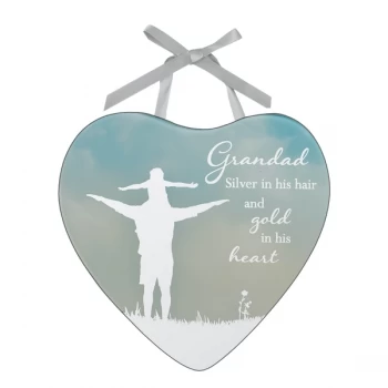 Image of Reflections of The Heart Plaque - Grandad