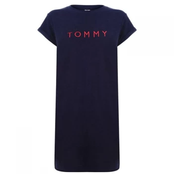 Image of Tommy Bodywear Terry Dress - 416 NAVY BLAZER