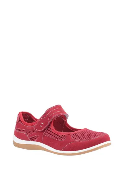 Image of Fleet & Foster Morgan Touch Fastening Shoe Red