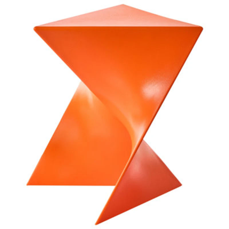 Image of Beliani Side Table Pecos Orange