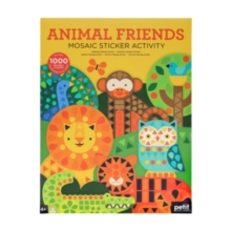 Image of Mosaic Sticker Activity: Animal Friends Stickers