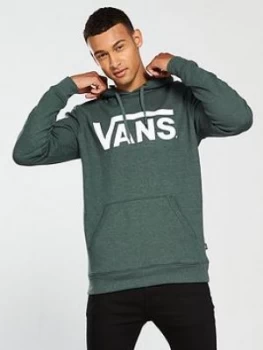 Image of Vans Classic Pullover Hoodie Darkest Spruce Heather Size M Men