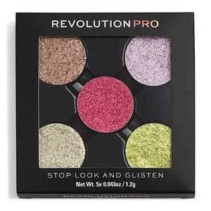 Image of Revolution Pro Pressed Glitter Pack Stop, Look and Glisten